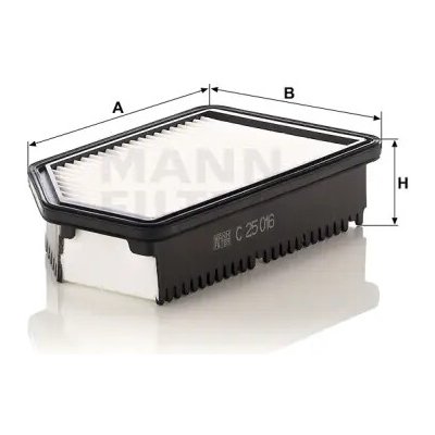 MANN FILTER Vzduchový filtr C 25 016 – Hledejceny.cz