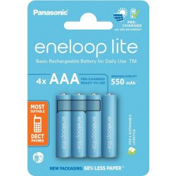 Panasonic Eneloop Lite AAA 4ks 4LCCE/4BE