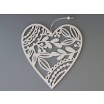 MFP Paper 8886092 Srdce závěs dřevěný 11x11cm – Hledejceny.cz