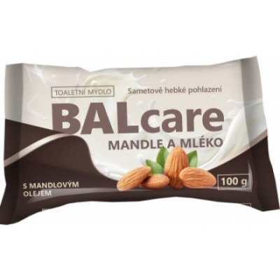 BALcare Mandle a Mléko tuhé mýdlo 100 g – Zboží Dáma BALcare Mandle a Mléko tuhé mýdlo 100 g – Zboží Dáma