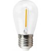 Žárovka Berge LED žárovka filament E27 1W teplá bílá