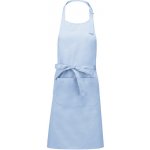 Kariban Zástěra K885 s laclem COT20K88541099-sky blue Modrá nebesky – Hledejceny.cz
