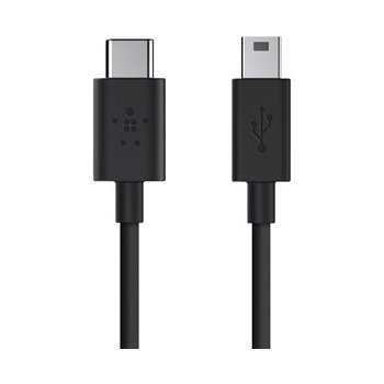 Belkin F2CU034bt06-BLK USB 2.0 USB-C to USB B Mini, 1,8m