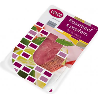 Le & Co Roastbeef s pepřovou krustou 92% masa 100 g – Zboží Dáma