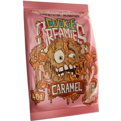 Lifelike Cookie Creamies karamel 40 g – Zbozi.Blesk.cz