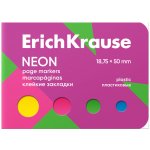 Záložky samolepicí plastové 18,75 x 50 mm ErichKrause Neon 4 x 25l – Hledejceny.cz