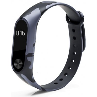 Xiaomi Kamufláž náhradní náramek pro Mi Band 2 Šedá kamufláž MBCZ-X053 – Zboží Živě