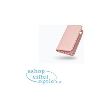 Pouzdro CYGNETT iPhone 8 Leather Wallet Case in růžové