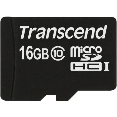 Transcend microSD 16 GB TS16GUSDC10 – Zboží Mobilmania