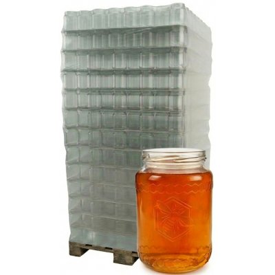 Zavarovacisklo.cz Paleta sklenice se VČELOU ČESKÝ MED TO 82 na med PALETA 1456 ks x 770 ml – Zboží Dáma