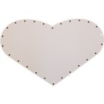 sololak bílý srdíčko 28x23 s 26 otvory 22B2823S – Zboží Dáma
