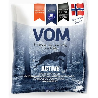 VOM og Hundemat Active mražené BARF nugety 0,56 kg – Sleviste.cz