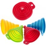 Gadgeteshop.cz Skládací silikonový trychtýř: světle modrá 1028-695 – Sleviste.cz