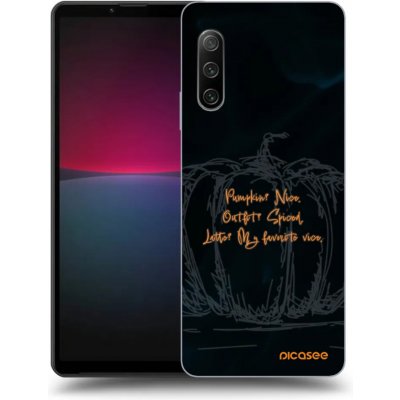 Picasee silikonový černý obal pro Sony Xperia 10 IV 5G - Pumpkin – Zboží Živě