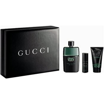 Gucci Guilty Black EDT 90 ml + EDT 8 ml + šampon 50 ml dárková sada