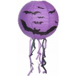 Lampion koule Halloween se střapci papír průměr 30cm v sáčku (bez hůlky) 3 druhy karneval – Zboží Dáma