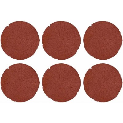 Vida Kámen pro chůzi 6 ks červený Ø 45 x 1,8 cm Guma – Hledejceny.cz