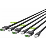 Green Cell KABGCSET05 set 3 rychlodobíjecích Ray USB - Lightning, 120cm – Sleviste.cz