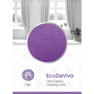 EcoDeViva Expres utěrka na čištění skla 1 ks – Sleviste.cz