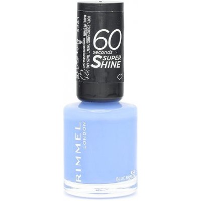 Rimmel London 60 Seconds Super Shine 856 Blue Breeze 8 ml – Sleviste.cz