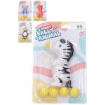 Zvířátko 14cm střílející pěnové míčky set s 5 soft balónky 4 druhy – Zboží Mobilmania