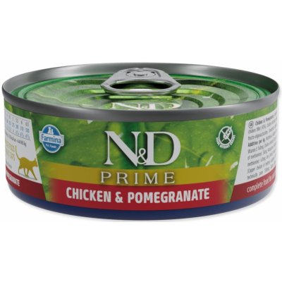 N&D Cat Prime Adult Chicken & Pomegranate 70 g – Hledejceny.cz