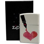 Zippo weiß matt color Inked Heart – Hledejceny.cz