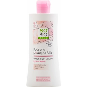 BIO SO´Bio mléko odličovací-napařovací lázeň pro dokonalou pleť 200 ml