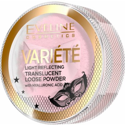 Eveline Cosmetics Variété transparentní sypký pudr s aplikátorem 6 g