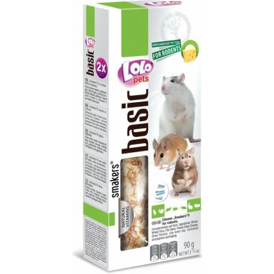 LOLO pets Smakers se sýrem 2 klasy 90 g – Hledejceny.cz