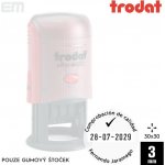 Trodat 46130 [ 30 x 30 mm pouze gumový štoček – Zboží Živě