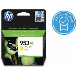 HP 953XL originální inkoustová kazeta žlutá F6U18AE