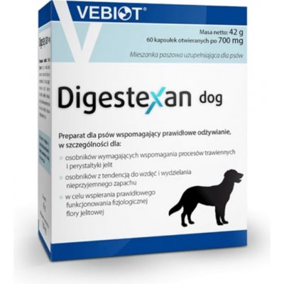 Vebiot Digestexan pes 60 kapslí – Zboží Mobilmania
