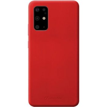 Pouzdro Cellularline ochranné silikonové Sensation Samsung Galaxy S20+, červené