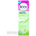 Veet depilační krém Bambucké Máslo & Lilie suchá pokožka 100 ml – Zboží Mobilmania