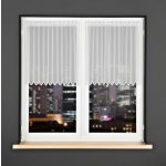 Dekorační metrážová vitrážová záclona SULIKA bílá výška 60 cm MyBestHome – Zboží Dáma