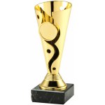 Zlatý sportovní pohár 15 19 cm 19 cm Zlatá – Zboží Dáma