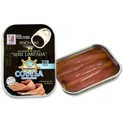 Codesa Anchoas Ančovičky kantabrijské v olivovém oleji Limitada 55 g – Hledejceny.cz
