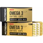 Nutrend Omega 3 Plus Softgel Caps bez příchuti 120 kapslí – Hledejceny.cz
