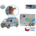 Kids Globe Traffic VW policejní dodávka CZ design 28cm kov zpětný chod – Zboží Mobilmania