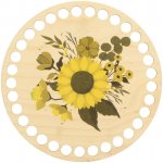 Natana dřevěné dno pro košík slunečnice 15cm – Zboží Dáma