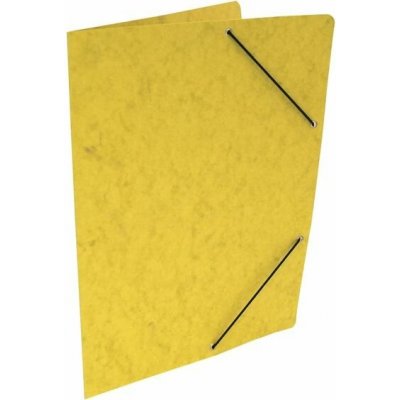 HIT Office A4 Desky prešpánové s gumičkou bez chlopní žluté 20 ks – Sleviste.cz