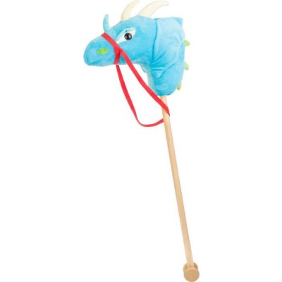 Hobby horse Small Foot Dráček s kolečky blue – Zboží Dáma