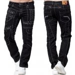 Kosmo Lupo kalhoty pánské KM8004-1 džíny jeans černá