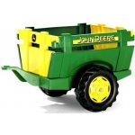 ROLLY TOYS Vlečka za traktor 1osá zelený přívěs FARM TRAILER JD – Zbozi.Blesk.cz