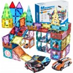 Doris magnetická stavebnice s 12 autíčky Magnetic Blocks 82 ks – Zboží Živě
