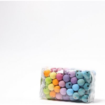 Grimm's 120 malých dřevěných korálků - pastelové – Zbozi.Blesk.cz