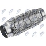 NTY Pružná spojka výfuku 50MM X 200MM/ocelový nerezová (UV-002)