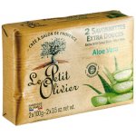 Le Petit Olivier mýdlo Aloe Vera 2 x 100 g – Hledejceny.cz