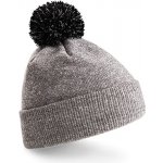 Beechfield Zimní čepice s bambulí B450 Heather Grey – Hledejceny.cz